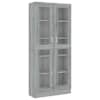 vidaXL vitriinkapp, hall Sonoma tamm, 82,5x30,5x185 cm, tehispuit