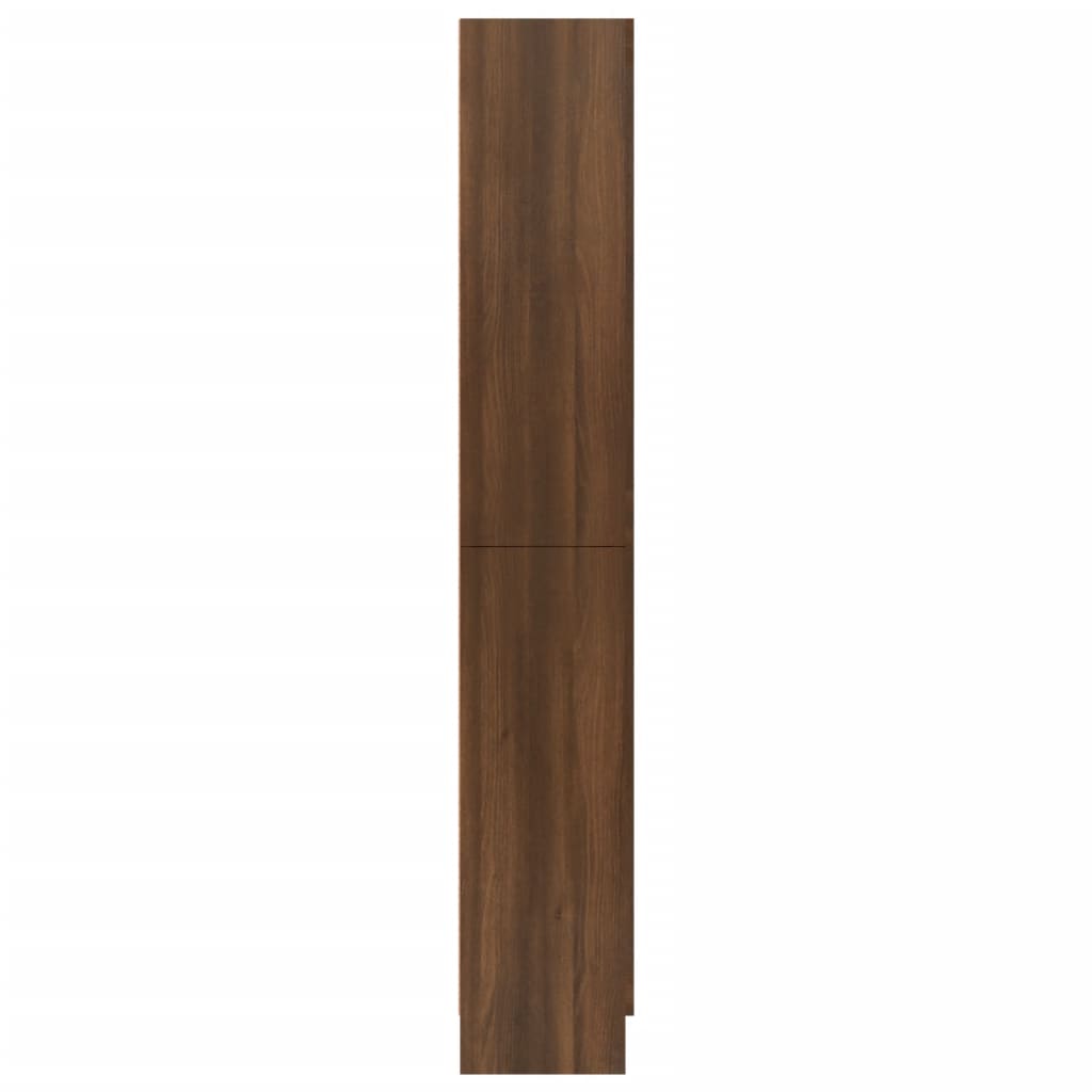 Vitrína hnedý dub 82,5x30,5x185,5 cm spracované drevo
