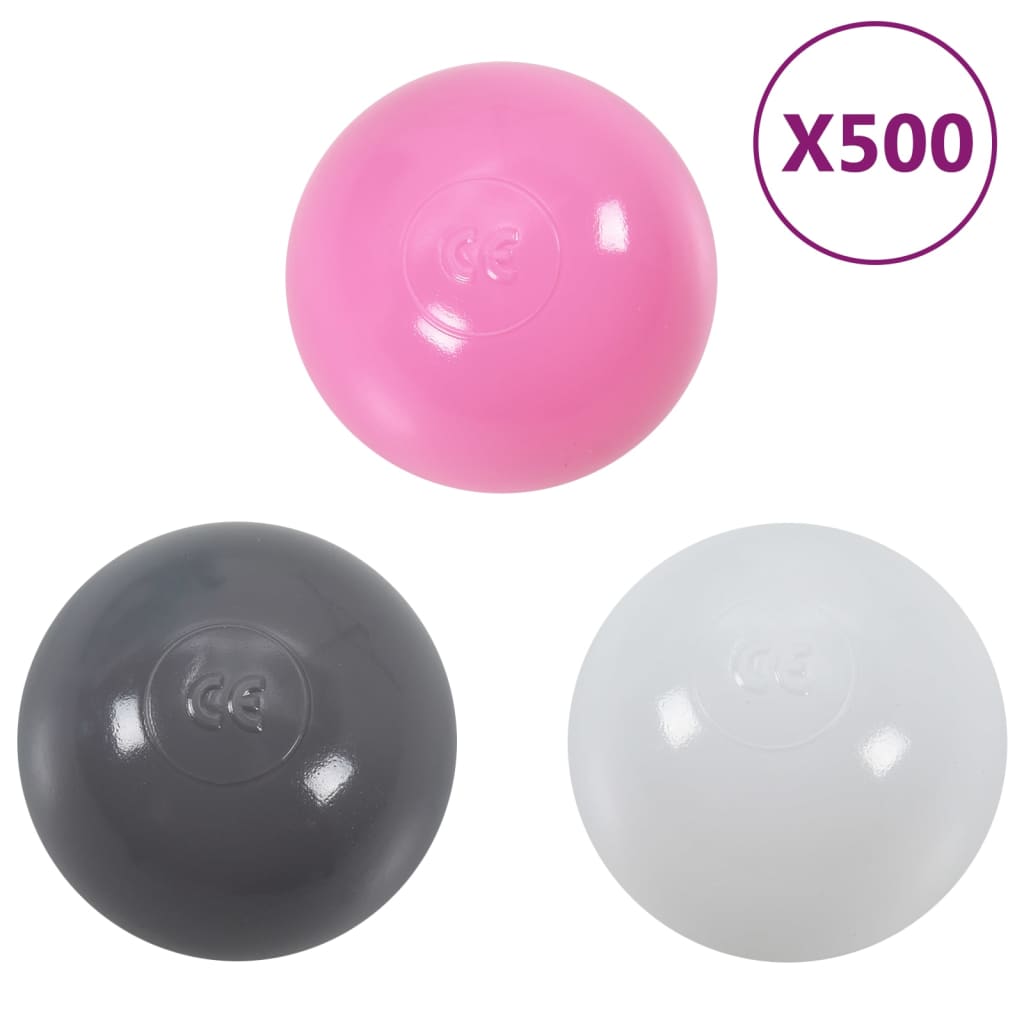 vidaXL Speelballen voor babyzwembad 500 st meerkleurig