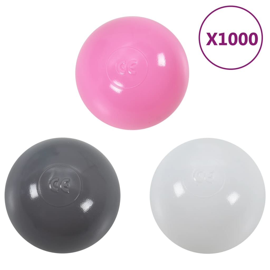 vidaXL Speelballen voor babyzwembad 1000 st meerkleurig