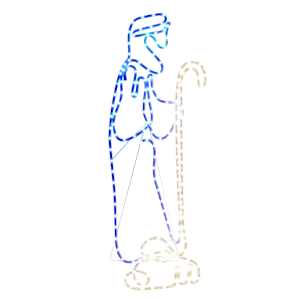 vidaXL j&otilde;ulukarjase ja -lamba figuur 168 LED 102,5x35 cm