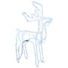 vidaXL p&otilde;hjap&otilde;dra figuur k&uuml;lm valge 76x42x87 cm