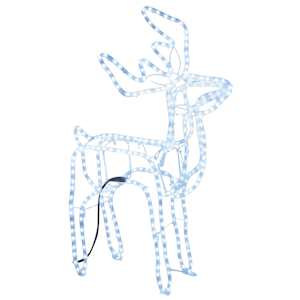 vidaXL p&otilde;hjap&otilde;dra figuur k&uuml;lm valge 76x42x87 cm