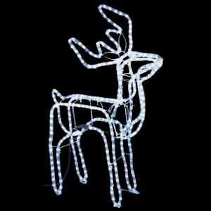 Vánoční sob se studenými bílými LED 76 x 42 x 87 cm - obrázek 3