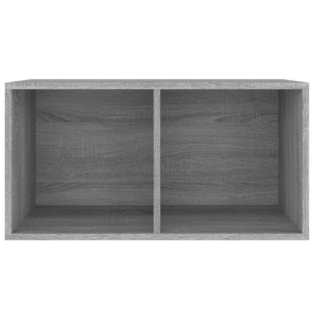 Úložný box na LP desky šedý sonoma 71x34x36 cm kompozitní dřevo