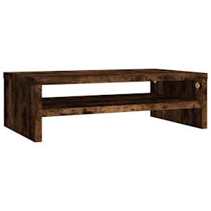 Stojan na monitor kouřový dub 42 x 24 x 13 cm kompozitní dřevo - obrázek 2