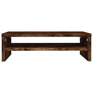 Stojan na monitor kouřový dub 42 x 24 x 13 cm kompozitní dřevo - obrázek 4
