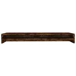 Stojan na monitor kouřový dub 100 x 24 x 13 cm kompozitní dřevo - obrázek 4