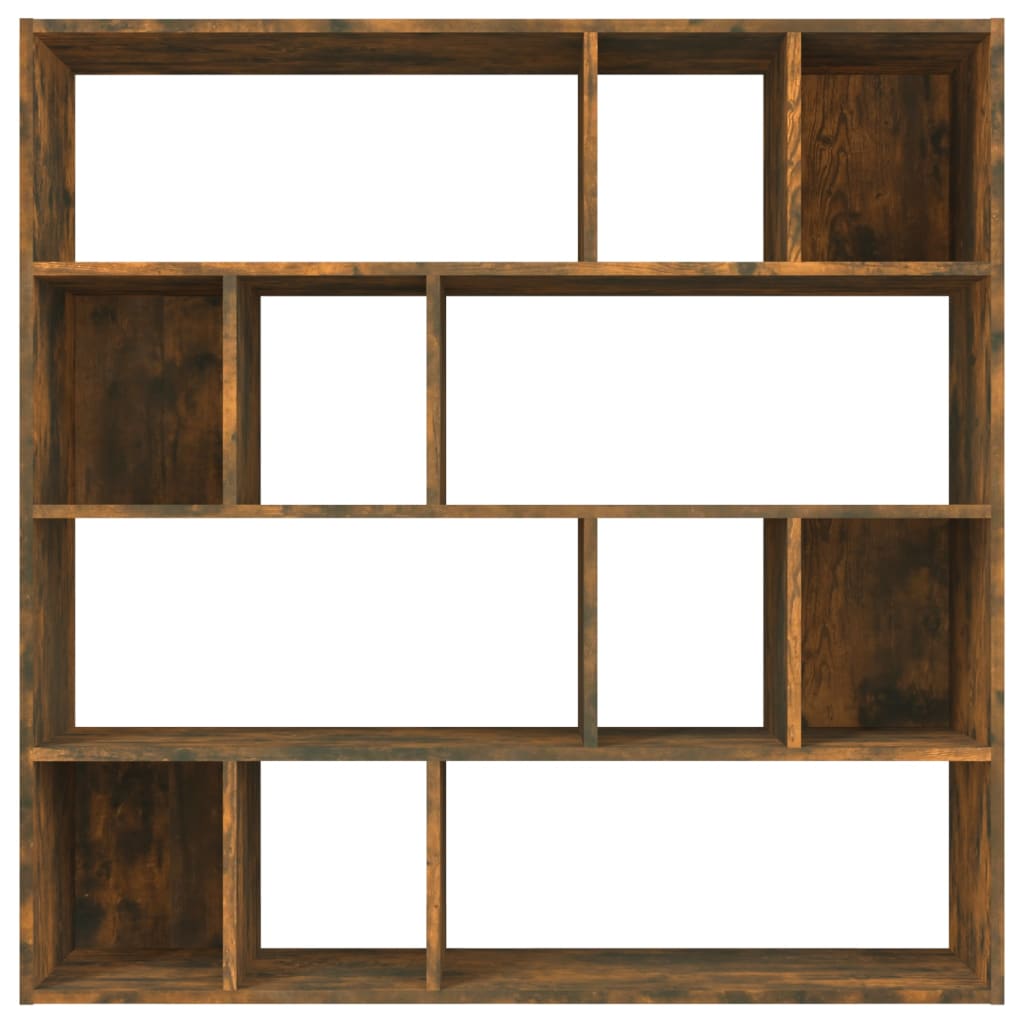 

vidaXL Boekenkast 110x24x110 cm bewerkt hout gerookt eikenkleurig