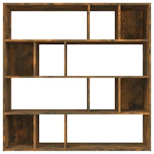 vidaXL Spintelė knygoms, dūminio ąžuolo, 110x24x110cm, mediena