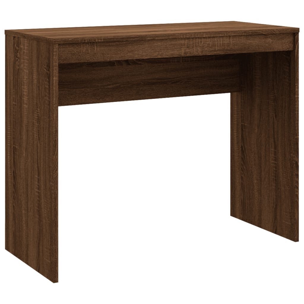 Desk Brown Oak 90x40x72 Cm Engineered Wood VidaXL 11 width=274