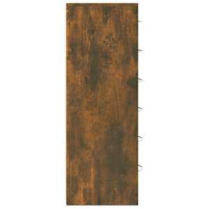 Příborník 6 zásuvek kouřový dub 50x34x96 cm kompozitní dřevo - obrázek 6