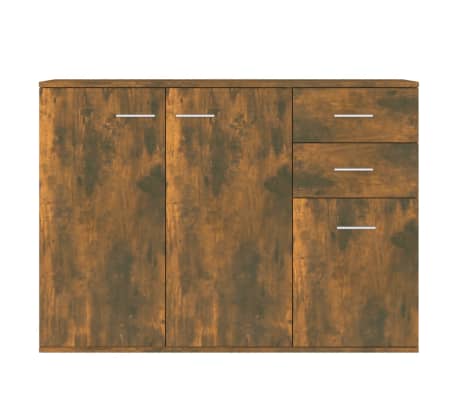 vidaXL Příborník kouřový dub 105 x 30 x 75 cm kompozitní dřevo