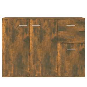 vidaXL Příborník kouřový dub 105 x 30 x 75 cm kompozitní dřevo