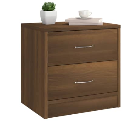 vidaXL Noptieră, stejar maro, 40x30x40 cm, lemn prelucrat