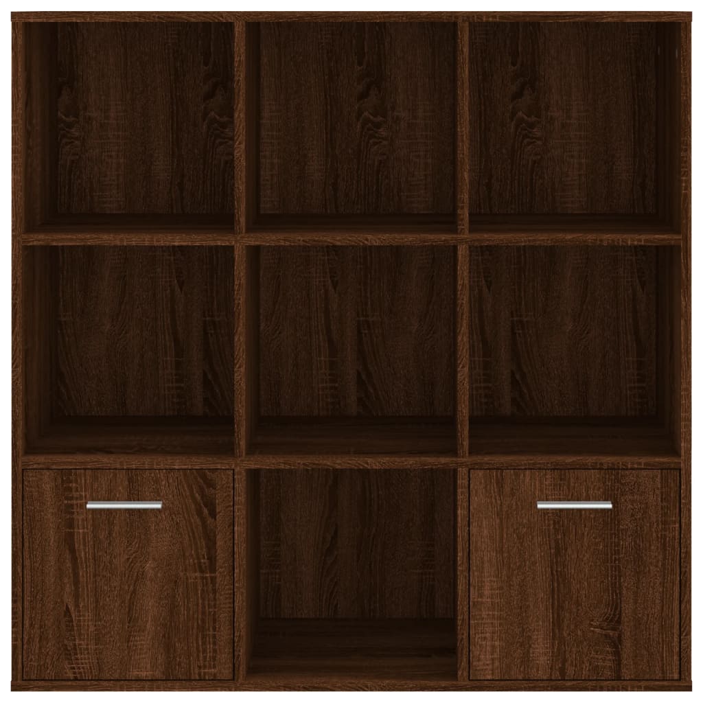 

vidaXL Boekenkast 98x30x98 cm bruineikenkleurig