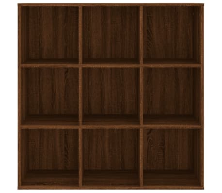 vidaXL Boekenkast 98x30x98 cm bruin eikenkleur