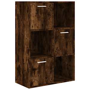 vidaXL hoiukapp, suitsutatud tamm, 60 x 29,5 x 90 cm, tehispuit