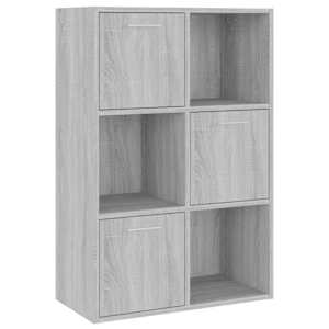 vidaXL hoiukapp, hall Sonoma, 60 x 29,5 x 90 cm, puitlaastplaat