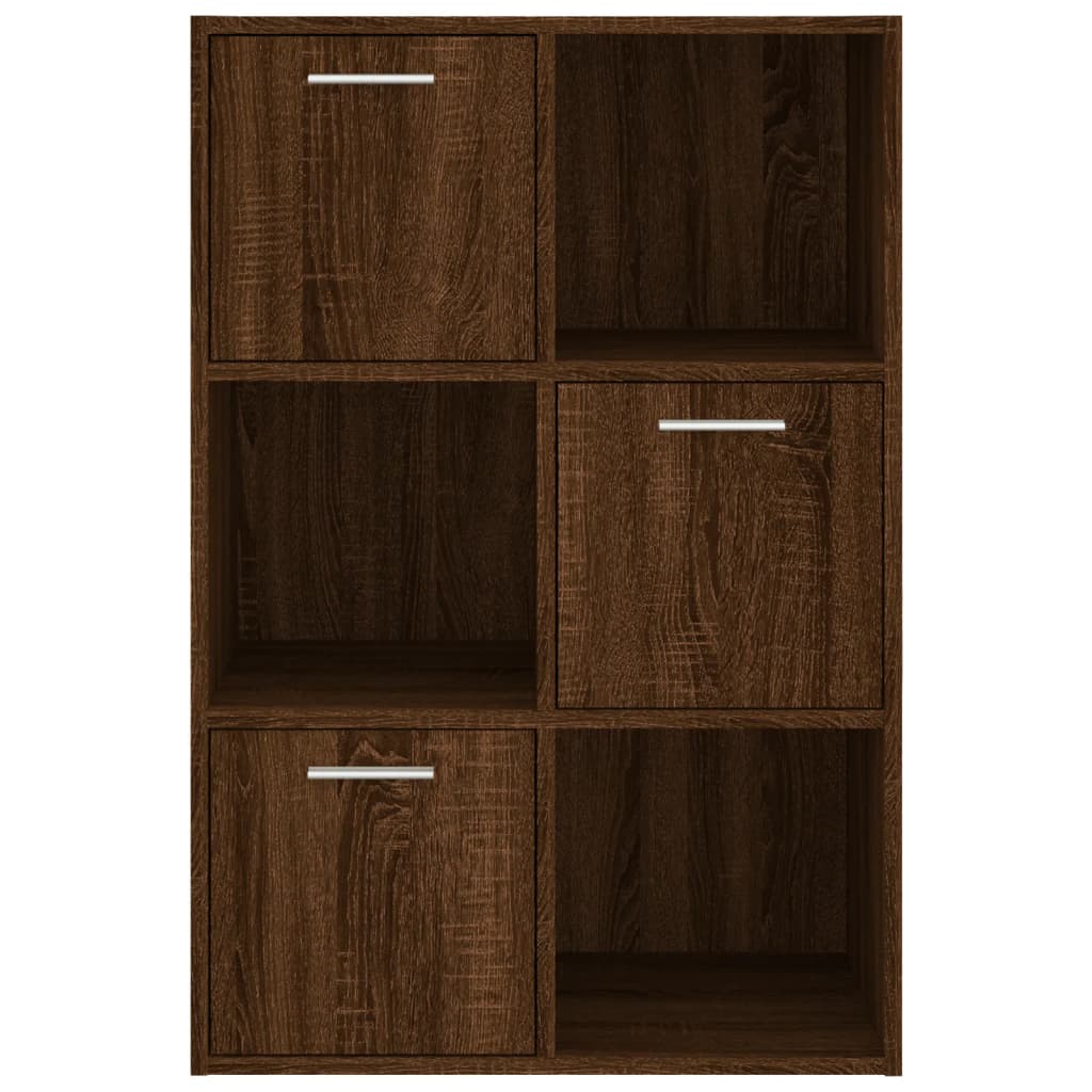 vidaXL Mueble de almacenaje marrón roble 60x29,5x90 cm