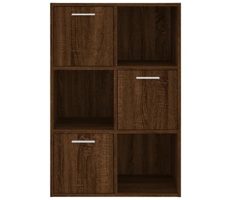 vidaXL Storage Cabinet Brown Oak 60x29.5x90 cm