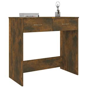 Psací stůl kouřový dub 80 x 40 x 75 cm kompozitní dřevo - obrázek 3