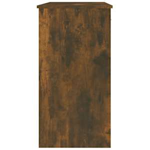 Psací stůl kouřový dub 80 x 40 x 75 cm kompozitní dřevo - obrázek 5