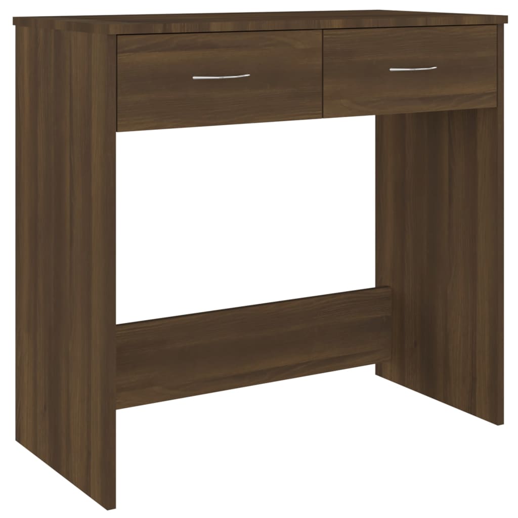 vidaXL Psací stůl hnědý dub 80 x 40 x 75 cm kompozitní dřevo