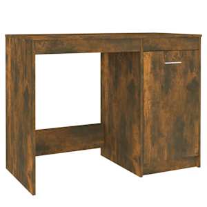 Psací stůl kouřový dub 100 x 50 x 76 cm kompozitní dřevo - obrázek 2