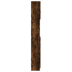 Koupelnová skříňka kouřový dub 32x25,5x190 cm kompozitní dřevo - obrázek 7