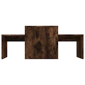 Sada konferenčních stolků kouřový dub 100 x 48 x 40 cm kompozit - obrázek 4
