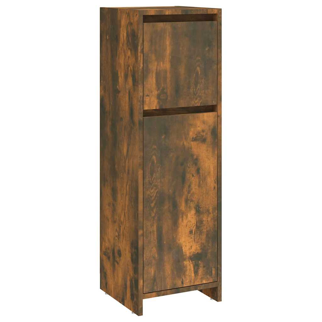 vidaXL Koupelnová skříňka kouřový dub 30 x 30 x 95 cm kompozitní dřevo