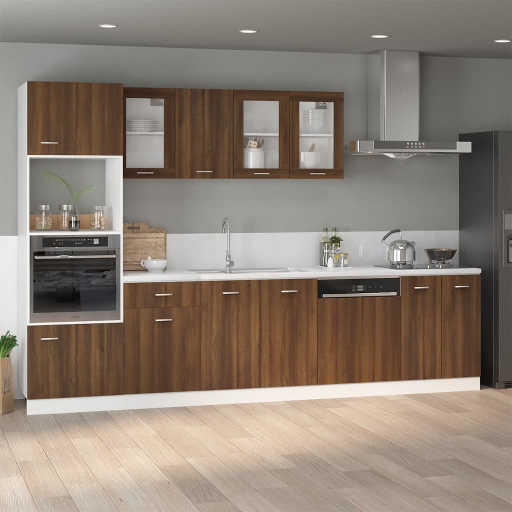 vidaXL Bottom Cabinet Brown Oak 60x46x81.5 cm Engineered Wood