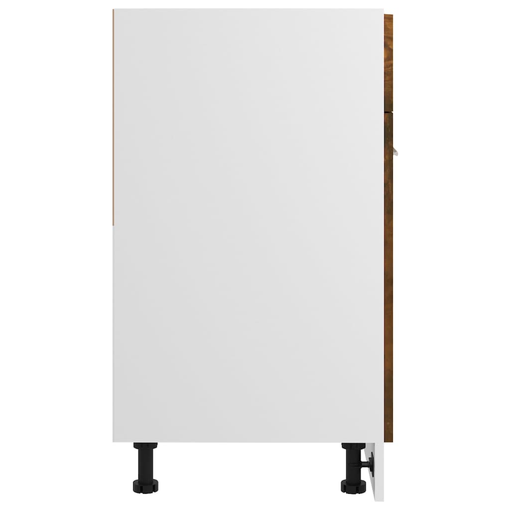 Drawer Bottom Cabinet Smoked Oak 60x46x81.5 Cm Engineered Wood VidaXL 15 width=274