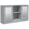 vidaXL vitriinkapp, hall Sonoma tamm, 120 x 30,5 x 70 cm, tehispuit