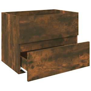 Skříňka pod umyvadlo kouřový dub 60x38,5x45 cm kompozitní dřevo - obrázek 4