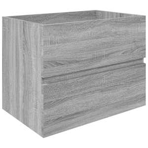 Skříňka pod umyvadlo šedá sonoma 60x38,5x45 cm kompozitní dřevo - obrázek 2
