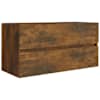 vidaXL valamukapp, suitsutatud tamm, 90 x 38,5 x 45 cm, tehispuit