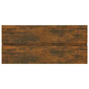 Umyvadlová skříňka kouřový dub 100x38,5x45 cm kompozitní dřevo - obrázek 3