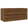 vidaXL valamukapp, pruun tamm, 100 x 38,5 x 45 cm tehispuit