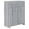 vidaXL raamatukapp, hall Sonoma tamm, 60 x 33 x 80 cm, tehispuit