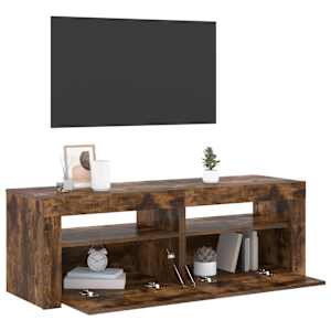 TV skříňka s LED osvětlením kouřový dub 120 x 35 x 40 cm - obrázek 4