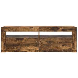 TV skříňka s LED osvětlením kouřový dub 120 x 35 x 40 cm - obrázek 7