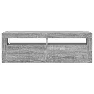 TV skříňka s LED osvětlením šedá sonoma 120 x 35 x 40 cm - obrázek 8