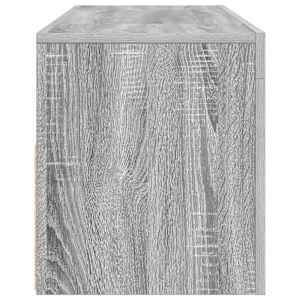 TV skříňka s LED osvětlením šedá sonoma 120 x 35 x 40 cm - obrázek 9