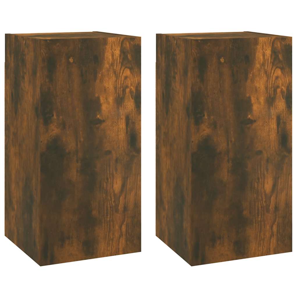 vidaXL TV skříňky 2 ks kouřový dub 30,5 x 30 x 60 cm kompozitní dřevo