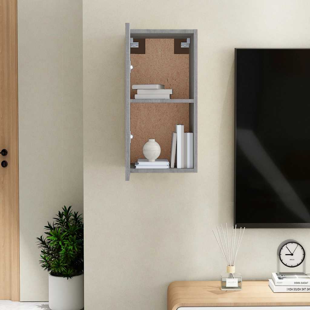 Thumbnail - vidaXL TV-Schrank Grau Sonoma 30,5x30x60 cm Holzwerkstoff