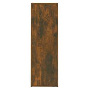 vidaXL TV skrinka dymov&yacute; dub 30,5x30x90 cm spracovan&eacute; drevo