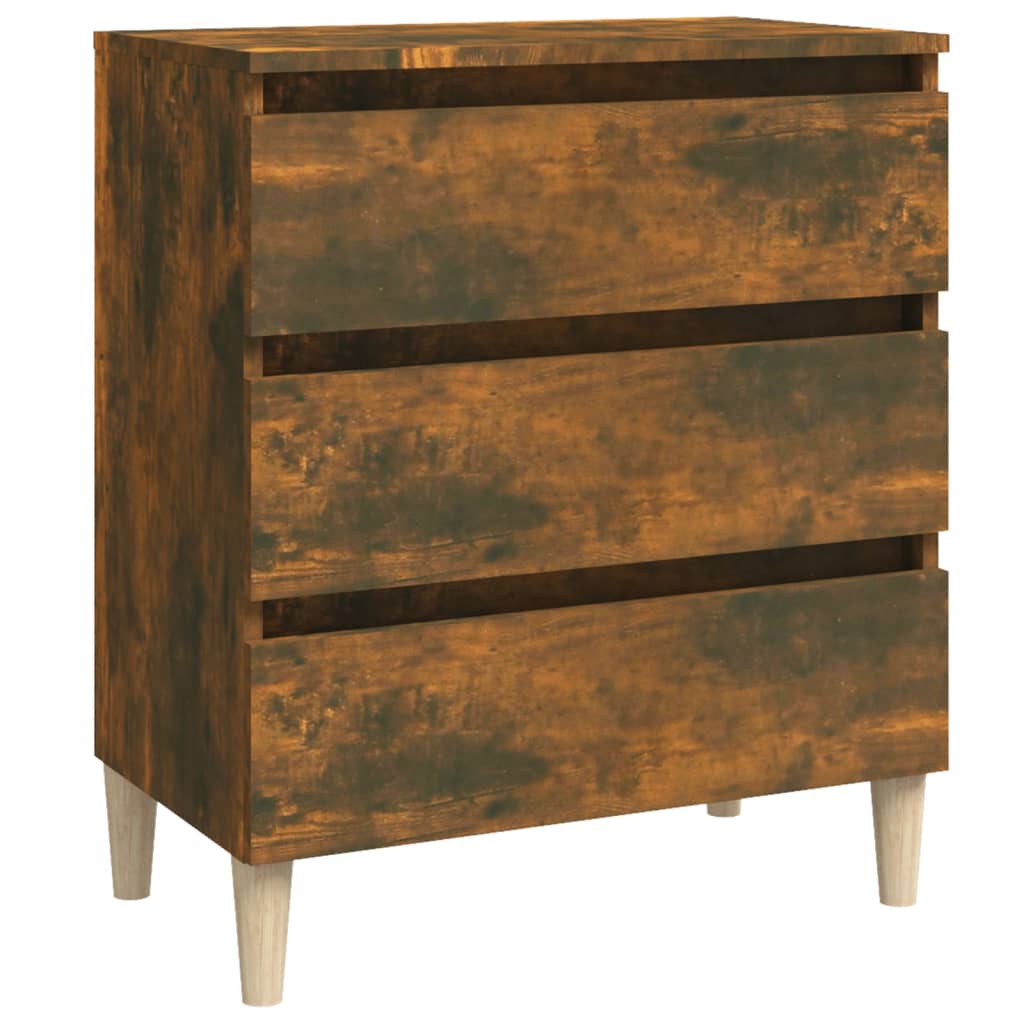 vidaXL Příborník kouřový dub 60 x 35 x 69 cm kompozitní dřevo