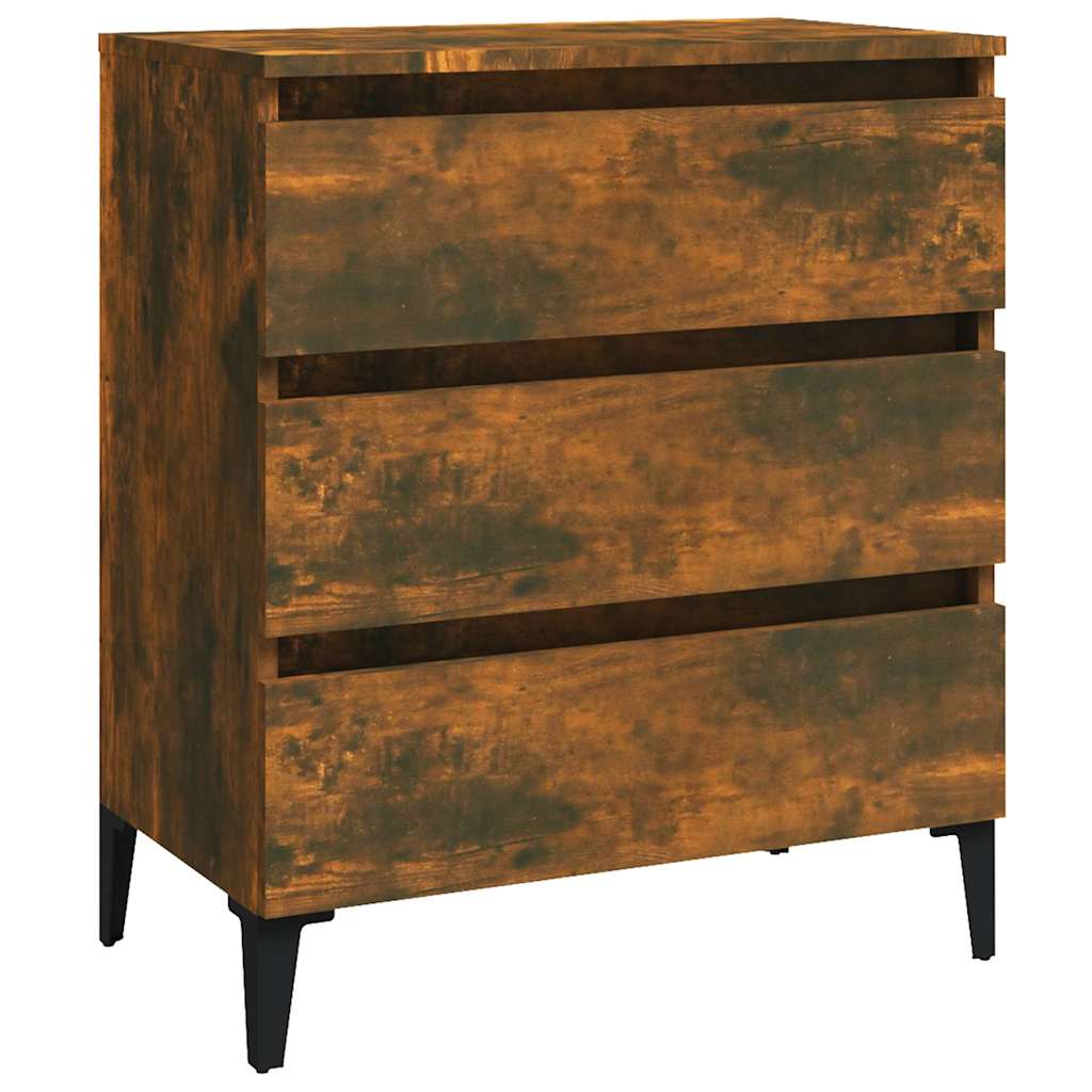 vidaXL Příborník kouřový dub 60 x 35 x 69 cm kompozitní dřevo